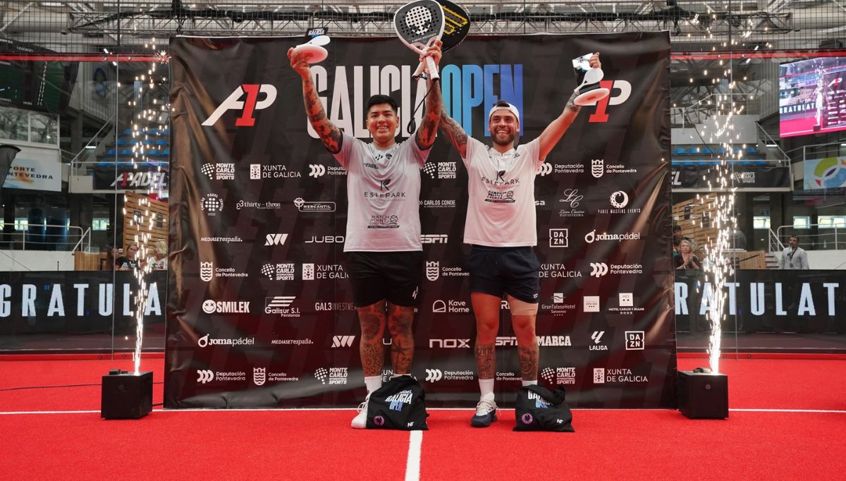 Tolito Aguirre et Gonza Alfonso s’emparent du trône d’A1 Padel en Galice