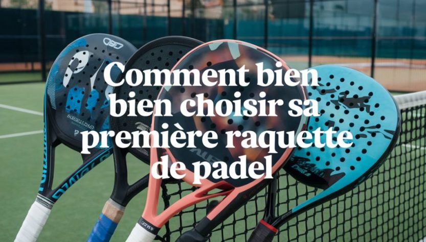 "Comment bien choisir sa première raquette de padel : guide complet pour débutants"