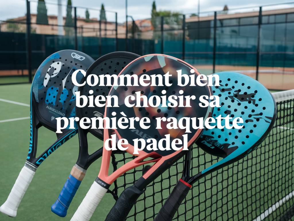 "Comment bien choisir sa première raquette de padel : guide complet pour débutants"