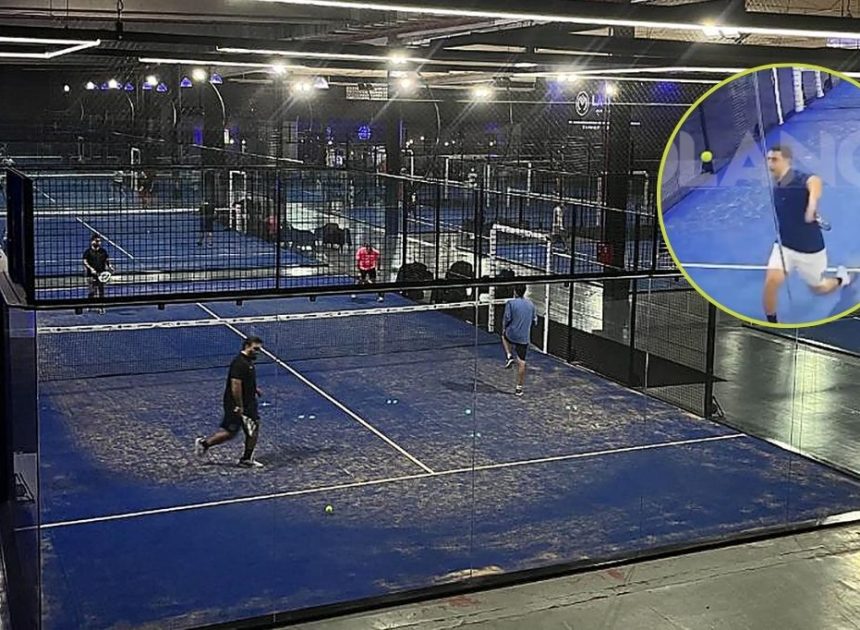 Incroyable à Quilmes : un smash déclenche le système d’alarme et inonde une piste de padel — la séquence devenue virale