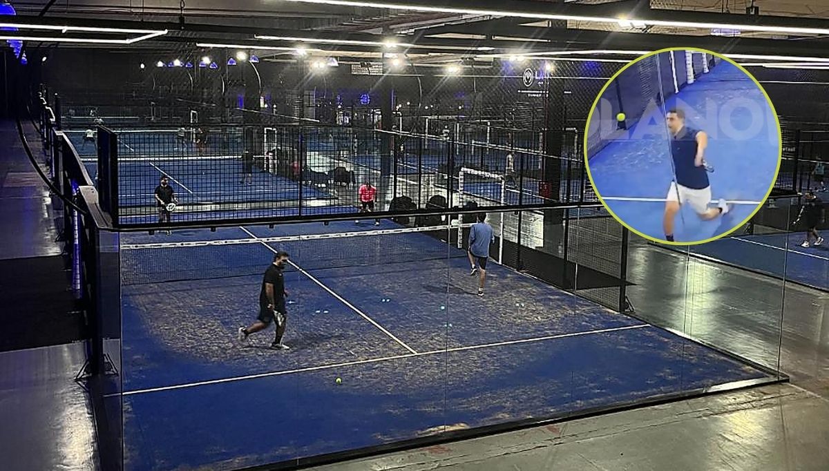 Incroyable à Quilmes : un smash déclenche le système d’alarme et inonde une piste de padel — la séquence devenue virale
