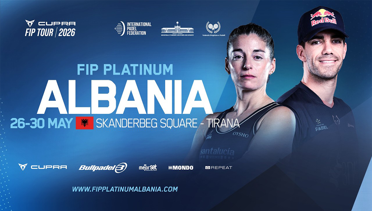 Le padel débarque à Tirana : découvrez le FIP Platinum Albanie qui secoue le circuit et attire les stars