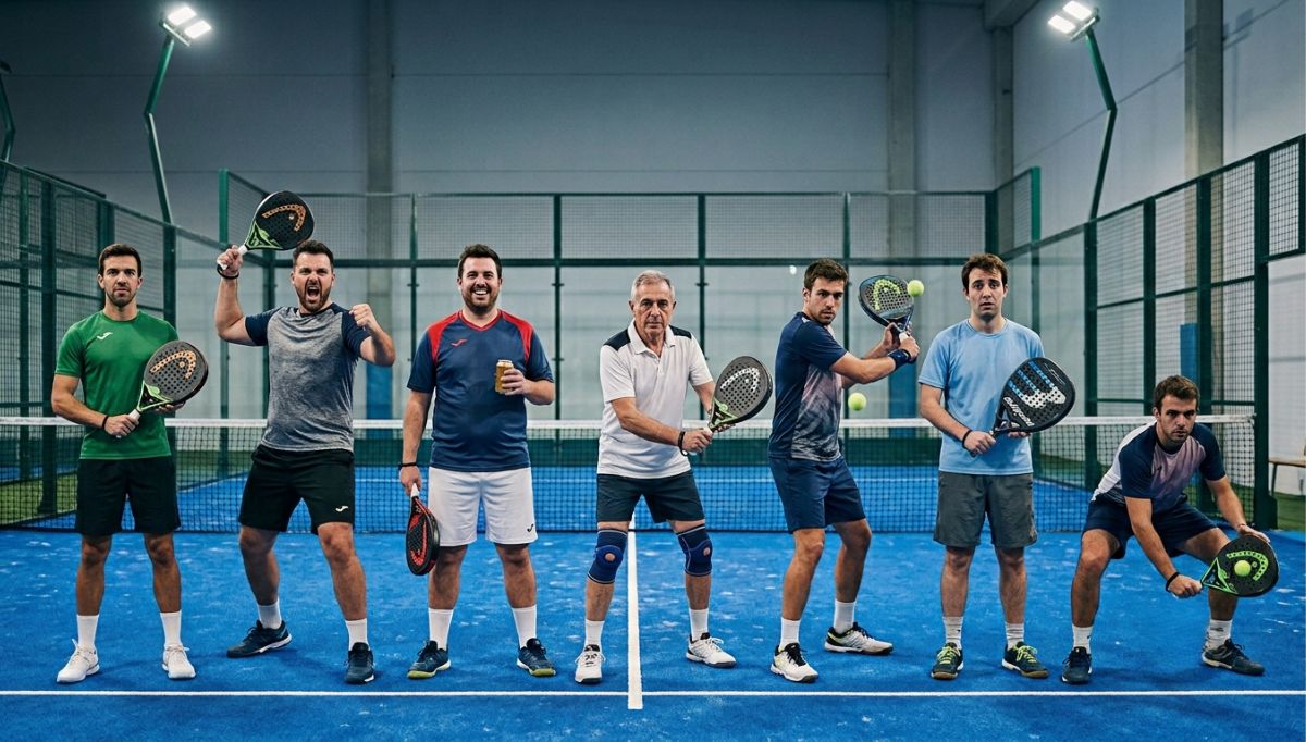 Les 7 profils qu’on trouve dans tous les clubs de padel — lequel êtes‑vous vraiment (le n°4 va vous surprendre)