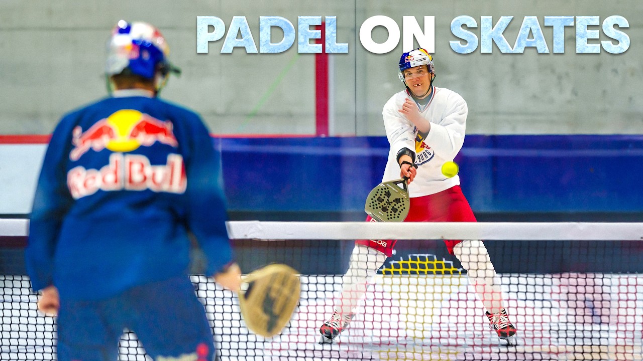 Ils ont transformé la patinoire en court : découvrez comment des stars du hockey ont écrasé la glace… à la pala